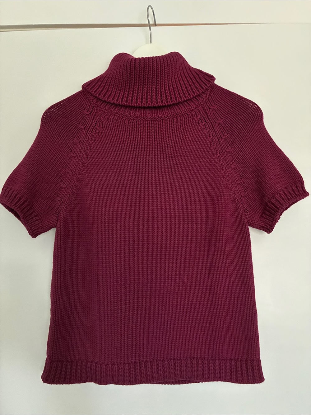 Weekend Max Mara turtleneck short-sleeve knitted top